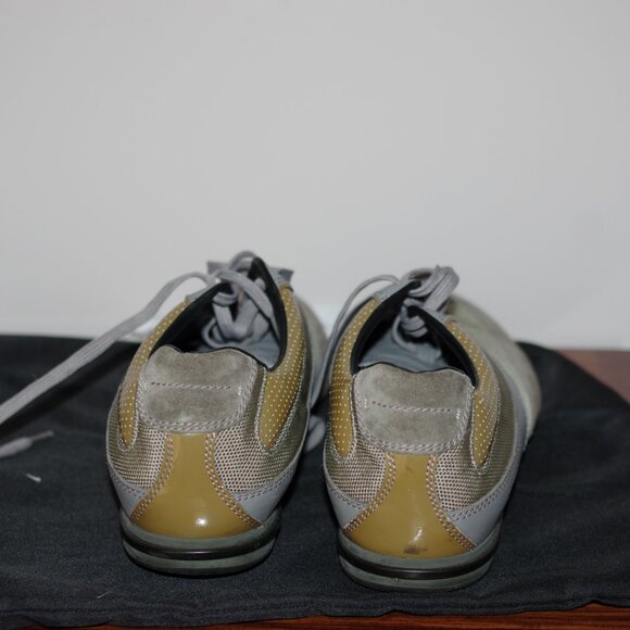 Zegna spot Gray suede fabric men\'s sport shoes sz 7 main image 3
